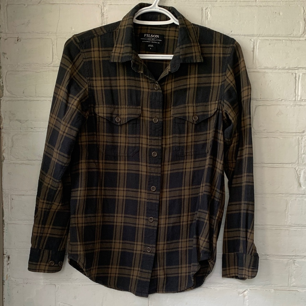 Filson Plaid Shirt - Black and Brown